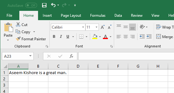 Wrap Text Does Not Adjust Row Height In Excel 2011 For Mac